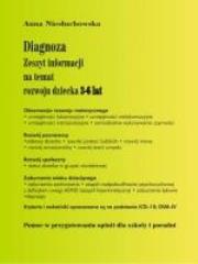 Okładka książki Diagnoza  Zeszyt informacji na temat rozwoju dziecka 3-6 lat