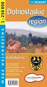 Okładka książki Dolnośląskie. Region. Mapa województwa