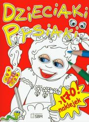 Okładka książki Dzieciaki Pysiaki + 170 naklejek