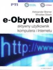 Okładka książki e-Obywatel aktywny użyt. komputera i ... w.2012