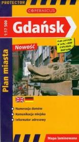 Okładka książki Gdańsk plan miasta