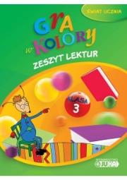 Okładka książki Gra w kolory kl. 3 Zeszyt lektur JUKA