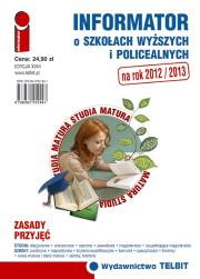 Informator o szkołach wyższych na rok 2012/2013. Autor:   Praca zbiorowa. Dadada.pl Okładka książki Informator o szkołach wyższych na rok 2012/2013