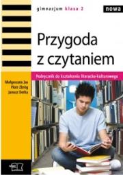 J. Polski GIM 2 Przygoda z czytaniem. Autor: Małgorzata Matyjaszczyk, Zbróg Piotr, Detka Janusz. Dadada.pl Okładka książki J. Polski GIM 2 Przygoda z czytaniem