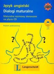 Okładka książki Język angielski dialogi maturalne + CD Poziom podstawowy