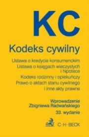 Okładka książki KC Kodeks cywilny 2012. Wydanie 33