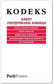 Okładka książki Kodeks 1 września 2011 - post.karn. folia PARK/PWN