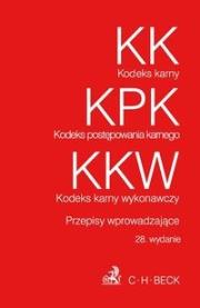 Okładka książki Kodeks karny Kodeks postępowania karnego Kodeks karny wykonawczy
