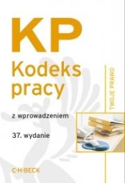 Okładka książki Kodeks pracy z wprowadzeniem wyd.37