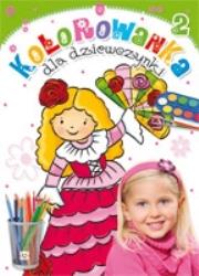 Okładka książki Kolorowanka dla dziewczynki cz.2