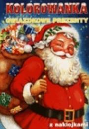 Okładka książki Kolorowanka świąteczna z naklejkami. Mix wzorów A4* /PACZKA 8/