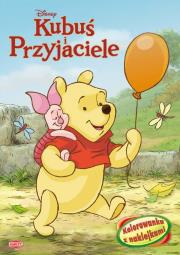 Okładka książki Kolorowanka z naklejkami - Kubuś i Przyjaciele