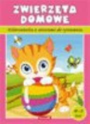 Okładka książki Kolorowanka z wzorami do rysowania. Zwierzęta domowe