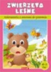 Okładka książki Kolorowanka z wzorami do rysowania. Zwierzęta leśne