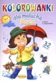 Kolorowanki dla malucha - Basia. Autor: praca zbiorowa. Dadada.pl Okładka książki Kolorowanki dla malucha - Basia