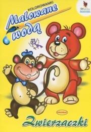 Okładka książki Kolorowanki malowane wodą. Zwierzaczki