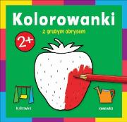 Kolorowanki z grubym obrysem - W ogrodzie. Autor: Praca zbiorowa. Dadada.pl Okładka książki Kolorowanki z grubym obrysem - W ogrodzie