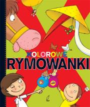 Kolorowe rymowanki. Autor: Wydawnictwo Wilga. Dadada.pl Okładka książki Kolorowe rymowanki