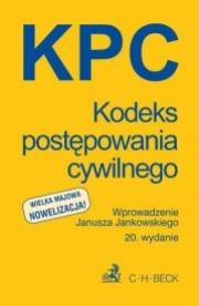 Okładka książki KPC Kodeks postępowania cywilnego. 20 wyd.