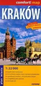Okładka książki Kraków plan miasta laminowany