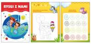 Okładka książki KSIAZECZKA EDUKACYJNA A4- RYSUJMY RAZEM-DANM