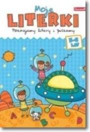 Okładka książki KSIAZECZKA EDUKACYJNA MOJE LITERKI-DANM