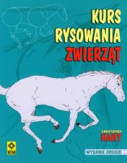 Kurs rysowania zwierząt RM. Autor: Hart Christopher. Dadada.pl Okładka książki Kurs rysowania zwierząt RM