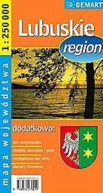 Okładka książki Lubuskie. Region. Mapa województwa