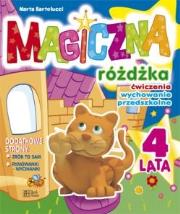 Magiczna różdżka 4 lata. Autor: Bartolucci Marta. Dadada.pl Okładka książki Magiczna różdżka 4 lata