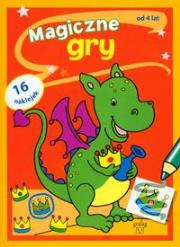 Okładka książki Magiczne gry. Z naklejkami od 4 lat