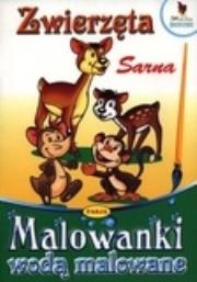 Okładka książki Malowanki wodą malowane. Zwierzęta - Sarna