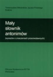 Okładka książki Mały słownik antonimów