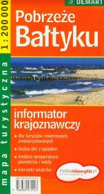 Okładka książki Mapa Turs. Pobrzeże Bałtyku DEMART