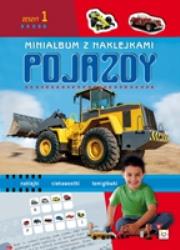 Okładka książki Minialbum z naklejkami - Pojazdy cz.1