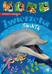 Okładka książki Minialbum z naklejkami - Zwierzęta świata.