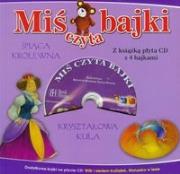 Okładka książki Miś czyta bajki. Śpiąca Królewna Kryształowa kula z płytą CD