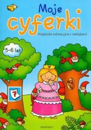 Moje cyferki 5-6 lat. Autor: Bator Agnieszka. Dadada.pl Okładka książki Moje cyferki 5-6 lat