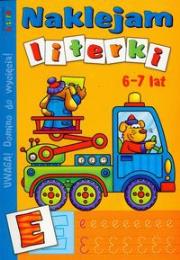 Okładka książki Naklejam literki 6-7 lat LITERKA