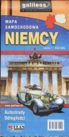 Okładka książki Niemcy mapa samochodowa