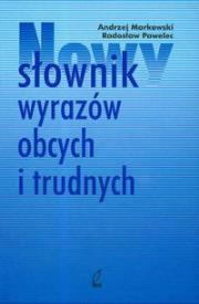 Okładka książki Nowy słownik wyrazów obcych i trudnych + CD