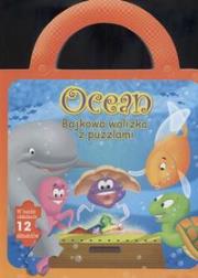 Ocean Bajkowa walizka z puzzlami. Autor: TBH126. Dadada.pl Okładka książki Ocean Bajkowa walizka z puzzlami