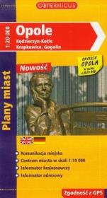 Okładka książki Opole, Kędzierzyn-Koźle, Krapkowice, Gogolin plany miast
