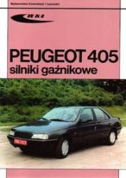Peugeot 405 silniki gaźnikowe. Autor: Praca zbiorowa. Dadada.pl Okładka książki Peugeot 405 silniki gaźnikowe