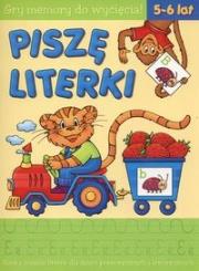 Okładka książki Piszę literki 5-6 lat LITERKA