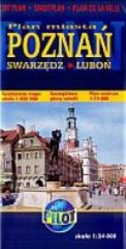 Okładka książki Plan miasta Poznań 1:24 000, Swarzędz, Luboń