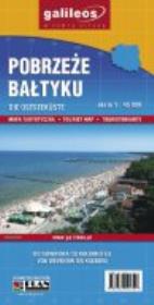 Okładka książki Pobrzeże Bałtyku. Mapa turystyczna