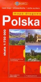 Okładka książki Polska mapa drogowa (1:750 000)