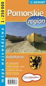 Okładka książki Pomorskie. Region. Mapa województwa