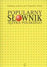 Okładka książki Popularny słownik języka polskiego