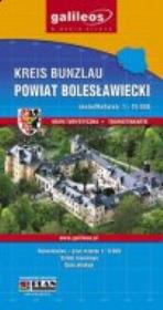 Okładka książki Powiat bolesławiecki - Bolesławiec. Plan miasta